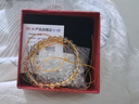 晶菲爾（CRYSTAL PHIL）天然巴西黃水晶財運招財手鏈女和田玉轉(zhuǎn)運珠手串本命年禮物護身符 黃水晶6mm素圈款-15-16cm手圍 曬單實拍圖
