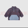 巴厘小豬（BALIPIG）男童衛(wèi)衣秋冬季加厚保暖嬰幼兒衣服女童加絨衫寶寶兒 暮山紫 100 cm 曬單實(shí)拍圖