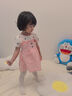 G.DUCKKIDS小黃鴨女童連衣裙夏季洋氣女寶寶碎花裙子夏款女小童嬰兒公主裙 櫻桃粉紅色 73 尺碼3-7個月12-16斤 曬單實拍圖