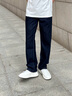 Calvin KleinJeans【復(fù)刻90系列】25春秋男士ck復(fù)古經(jīng)典直筒牛仔褲J326425 1AP-牛仔深藍 32 曬單實拍圖