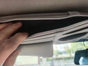 汽車(chē)遮陽(yáng)板收納多功能車(chē)載車(chē)內眼鏡夾架卡片收納袋卡包票據證件夾 納帕皮-灰色【眼鏡盒+卡片夾+拉鏈袋】 曬單實(shí)拍圖