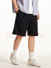 杰克·瓊斯（JACK&JONES）男裝25年休閑短褲男夏季外穿運(yùn)動(dòng)衛(wèi)短褲涼感五分褲中褲寬松沙灘褲 E40黑色 M (175) 曬單實(shí)拍圖