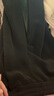 晚白【專享】百搭加絨保暖高腰直筒休閑褲女 黑色 28 曬單實拍圖