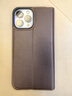 【頭層牛皮】洽利 適用蘋果12手機(jī)殼iPhone13/12Promax保護(hù)套真皮革翻蓋防摔商務(wù)全包殼 蘋果13 Pro Max經(jīng)典二代棕色（6.7英寸） 曬單實(shí)拍圖