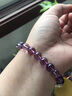 GACO天然巴西紫水晶手鏈女純凈體正品手串女七夕送女友老婆生日禮物8mm-巴西紫水晶【純凈體】 曬單實(shí)拍圖