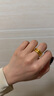 明牌珠寶 足金黃金泥鰍背戒指亮面素戒AFM0249工費500 足金戒指 11號 約7.07克 曬單實(shí)拍圖
