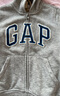 Gap【大小童同款】男女童logo抓絨衛(wèi)衣外套646082 灰色 110 cm(4-5歲)亞洲尺碼 曬單實(shí)拍圖