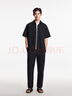杰克·瓊斯（JACK&JONES） 春季新款簡約百搭涼感泡泡紗面料略寬松尖領(lǐng)短袖襯衫男225104002 曬單實(shí)拍圖
