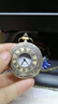 復(fù)古翻蓋懷表經(jīng)典羅馬字男女項(xiàng)鏈?zhǔn)⒋髷?shù)字老人掛表學(xué)生考試禮物 古銅色 曬單實(shí)拍圖