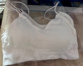 少女文胸高中生初中女生內衣新款內衣女無(wú)鋼圈顯小美背文胸薄款聚攏無(wú)痕裹胸吊帶小胸學(xué)生少女運動(dòng)背心 白色 灰色+白色 高彈力均碼【70~125斤】】 曬單實(shí)拍圖