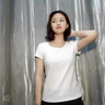 俞兆林白色棉質(zhì)短袖t恤女2025夏季新款女裝圓領(lǐng)百搭修身顯瘦半袖打底衫 白色-圓領(lǐng) XL 111-125斤 曬單實拍圖