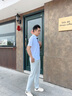 EUROPEAN TOUR歐巡賽高爾夫服裝男裝短袖T恤25夏季輕薄防曬彈力高爾夫POLO衫 白色 XL 曬單實(shí)拍圖