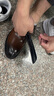 百麗男鞋內(nèi)增高牛皮商務(wù)正裝男婚鞋A0558CM1棕色-內(nèi)增高(A0559) 40 曬單實(shí)拍圖