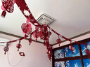 喜蝴蝶用品新人結婚室內場(chǎng)景布置裝飾道具吊頂拉花條幅新中式婚房全套裝 客廳專(zhuān)用【4件套A款】+安裝視頻 曬單實(shí)拍圖