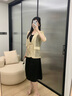 紫魅俏薄款開(kāi)衫外搭小西裝外套女夏季中袖新款高級(jí)感時(shí)尚女士冰絲防曬衣 白色外套 L 曬單實(shí)拍圖