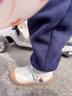 kids.ing寶寶運(yùn)動(dòng)鞋春季新款兒童男女童小童帆布鞋機(jī)能學(xué)步鞋 米色 27碼 曬單實(shí)拍圖
