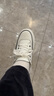 Mac Jabags明星同款內(nèi)增高小白鞋女鞋新款春秋真牛皮松糕厚底運(yùn)動(dòng)休閑鞋 白色 37 曬單實(shí)拍圖