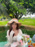 多菲尼森 法式白色波點露背吊帶連衣裙女夏季包臀裙子辣妹收腰修身a字長裙 蕾絲杏色波點連衣裙 L 【50-60KG】 曬單實拍圖