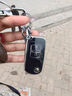馳界奔騰B50鑰匙套一汽老款奔騰森雅s80汽車(chē)用品改裝配件遙控套包殼扣 【亮黑色】編織長(cháng)繩 曬單實(shí)拍圖