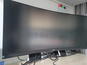 AOC CU34P2C 34英寸顯示器1500R曲面帶魚(yú)屏65W反向充電100Hz刷新辦公游戲顯示屏 34英寸準4K/內置音箱/Type-C接口 曬單實(shí)拍圖