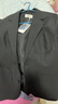 森馬（Semir）休閑西服男黑色西裝通勤易打理百搭2025春季外套寬松109125111101 曬單實拍圖