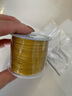 71號玉線編織線材0.4mm佛珠線穿珠蜜蠟手鏈項鏈吊墜繩串珠線細(xì)線 71號玉線土黃色(約100米) 曬單實拍圖
