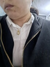 帝炫原創(chuàng)和田玉s925銀鎏金平安鎖包包迷你小吊墜項(xiàng)鏈琺瑯彩復(fù)古女氣質(zhì) 單吊墜 曬單實(shí)拍圖