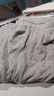 AB內衣男士春秋季純棉秋褲超薄舒適單件全棉中老年爸爸襯褲T009 麻灰 2XL 推薦150-175斤【5°-15°】 曬單實(shí)拍圖