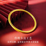 行金銀中黃金手鐲999足金古法素圈金鐲子計(jì)價(jià)生日禮物送女友圣誕節(jié)禮物 約20克 多退少補(bǔ) 56# 曬單實(shí)拍圖