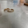 半島小熊 PENINSULA BEART家 18K金耳骨環(huán)BABY耳扣小內徑耳蝸耳圈輕奢真金鉆石耳環(huán)疊戴 8mm內徑  K黃  一對鉆30分  鉆石 曬單實(shí)拍圖