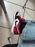 耐克（NIKE）Air Jordan 1 Low AJ1 25新款男子低幫防滑耐磨復(fù)古運(yùn)動(dòng)鞋籃球鞋 IB8971-106黑紅色 41 曬單實(shí)拍圖