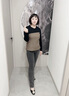 黛姿茹直筒牛仔褲女2025年新款秋季中年媽媽女褲大碼彈力寬松煙管褲子 煙灰色 XL (29) 推薦115-125斤 曬單實(shí)拍圖