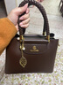 金伯利袋鼠2026新款真皮女包媽媽包時(shí)尚大氣手提中年女士包包潮流百搭手提包 咖啡色-收藏送卡包 曬單實(shí)拍圖