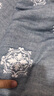 AMOR STUDIOVS輕奢品牌八層紗布毛巾被純棉全棉單人加厚沙發(fā)午睡蓋毯夏涼被 歐花-典雅灰 200x230cm 曬單實(shí)拍圖