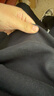 網(wǎng)易嚴(yán)選【新品】330g重磅純棉抗皺針織羅紋衛(wèi)衣高密不易變 翻領(lǐng)-暗黑色 L 曬單實(shí)拍圖