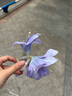 妙奕嘉百合花抓夾花朵發(fā)夾海邊度假拍照氛圍感頭飾夾子鯊魚(yú)夾高級感發(fā)飾 百合花抓夾【紫色】 曬單實(shí)拍圖