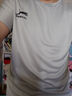 冰絲速干t恤2025春夏季男士短袖網(wǎng)眼運動半袖男款跑步上衣服圓領(lǐng) 網(wǎng)眼短袖【豹子款】淺灰 XL 曬單實拍圖