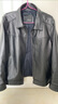 稻草人工廠(chǎng)新款促銷(xiāo)純頭層牛皮真皮皮衣男商務(wù)休閑短款皮夾克 黑色 2XL 曬單實(shí)拍圖