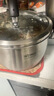 順達(dá)（SND）特高鍋煮粥鍋304不銹鋼復(fù)底加厚湯鍋煲湯鍋加高鍋電磁爐燃?xì)馔ㄓ?高度 14cm/直徑 20cm 4L 曬單實(shí)拍圖