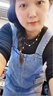 唐思薇2025新款韓系可愛牛仔背帶裙女春秋夏學(xué)院風(fēng)寬松復(fù)古中長款連衣裙 淺藍(lán)色 M 100-115斤 曬單實(shí)拍圖