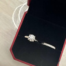 曼迪諾培育鉆石鉆戒經(jīng)典四爪人工鉆石戒指戒子結婚求婚送女友 銀鑲1克拉D/VVS[國內證書(shū)】 曬單實(shí)拍圖