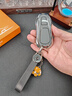 霞想華為問(wèn)界鑰匙套M7車(chē)M9扣M5殼2025款Ultra汽車(chē)M8新Pro女R7智界適用 問(wèn)界A款【高級灰】真皮繩+熊掌 曬單實(shí)拍圖