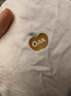 OAK FAMILY新品女童白色t恤短袖圓領(lǐng)上衣夏裝男寶寶休閑舒適衣服夏裝 奶白（上衣） 90 cm 曬單實(shí)拍圖