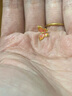 周六福5G工藝琺瑯蝴蝶黃金耳釘女七夕禮物計(jì)價(jià)A0913627 一對(duì) 約1.72g  曬單實(shí)拍圖