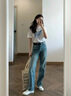 一寸相思粉色純棉短袖夏季t恤女2025新款歐貨寬松半袖體恤顯瘦夏季上衣潮 粉色-流蘇蝴蝶. M 【90-105斤】 曬單實(shí)拍圖