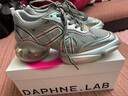 DAPHNE LAB【李嘉元?jiǎng)钔睢颗菖萏抢系?代 厚底透氣增高運(yùn)動(dòng)休閑女鞋 太空銀【口碑爆款】 39 曬單實(shí)拍圖