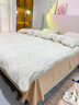 紅蜻蜓A類雙層紗被套單人150x200x230cm被罩單件雙人家用床上用品四件套 兔子的歡喜【舒適裸睡】 150x200cm被套單件 曬單實(shí)拍圖