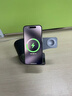 冠渠適用蘋果無線充電器三合一15W快充磁吸iphone14/13/12Pro Max手機airpods2/3耳機iWatch手表底座16 灰色 配type-c線+20W快充頭 曬單實拍圖
