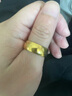 吉財(cái)運(yùn)金包銀寬光面活口黃金戒指男士999足金足銀泥鰍背戒子送老公禮物 包金1.2克泥鰍背戒指總重約10克 曬單實(shí)拍圖