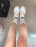 阿迪達(dá)斯（adidas）官網(wǎng)官方男鞋女鞋 新款情侶運(yùn)動(dòng)鞋潮流時(shí)尚耐磨休閑鞋低幫板鞋 JH8812/白藍(lán)棕 42.5 曬單實(shí)拍圖